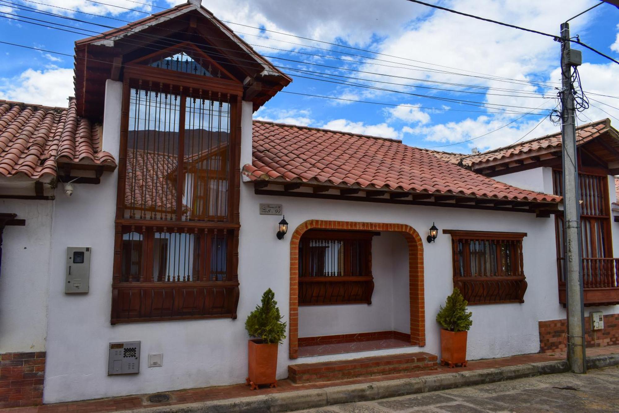 Apartahotel Saquenzipa Villa de Leyva Buitenkant foto