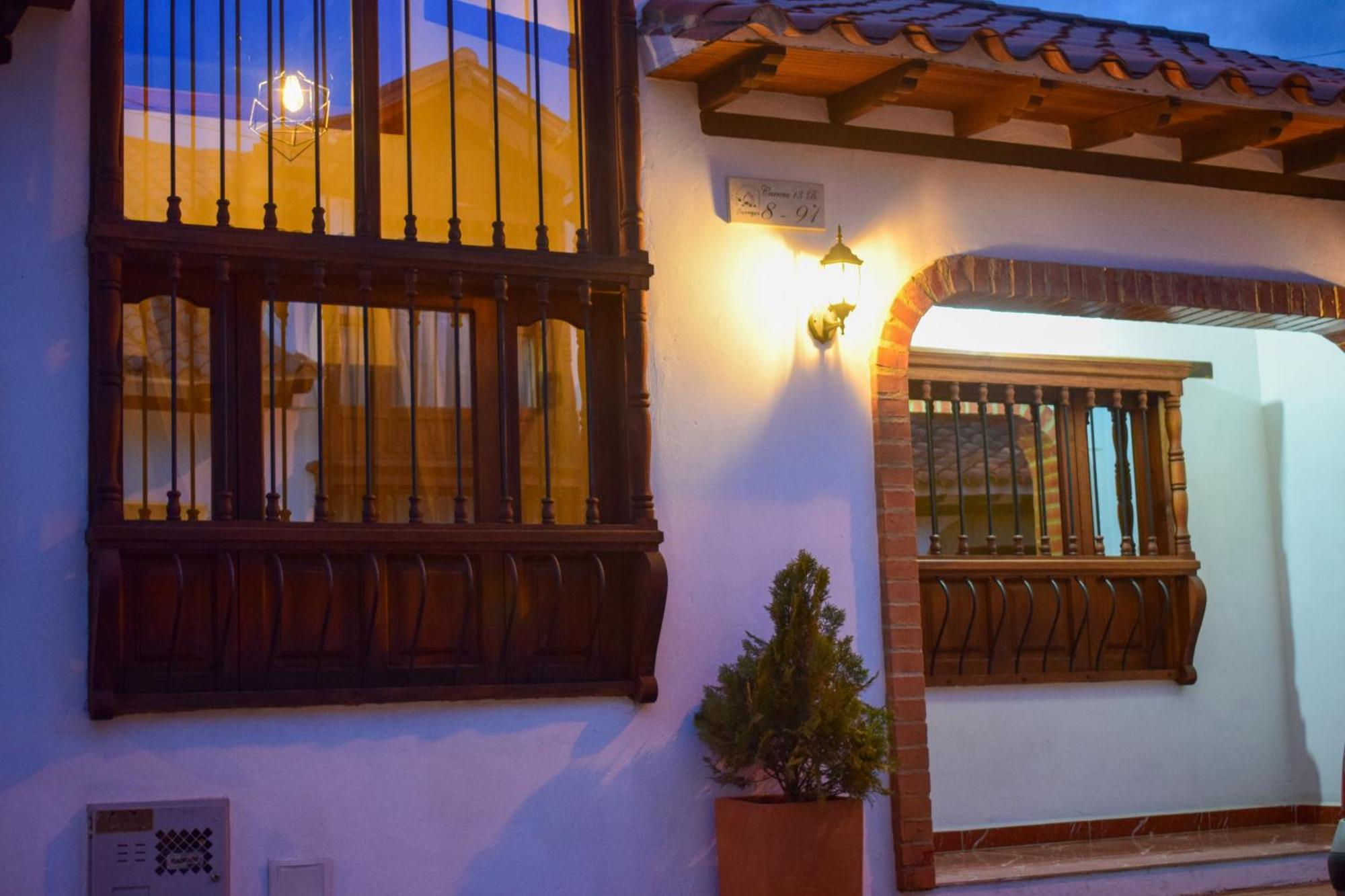 Apartahotel Saquenzipa Villa de Leyva Buitenkant foto