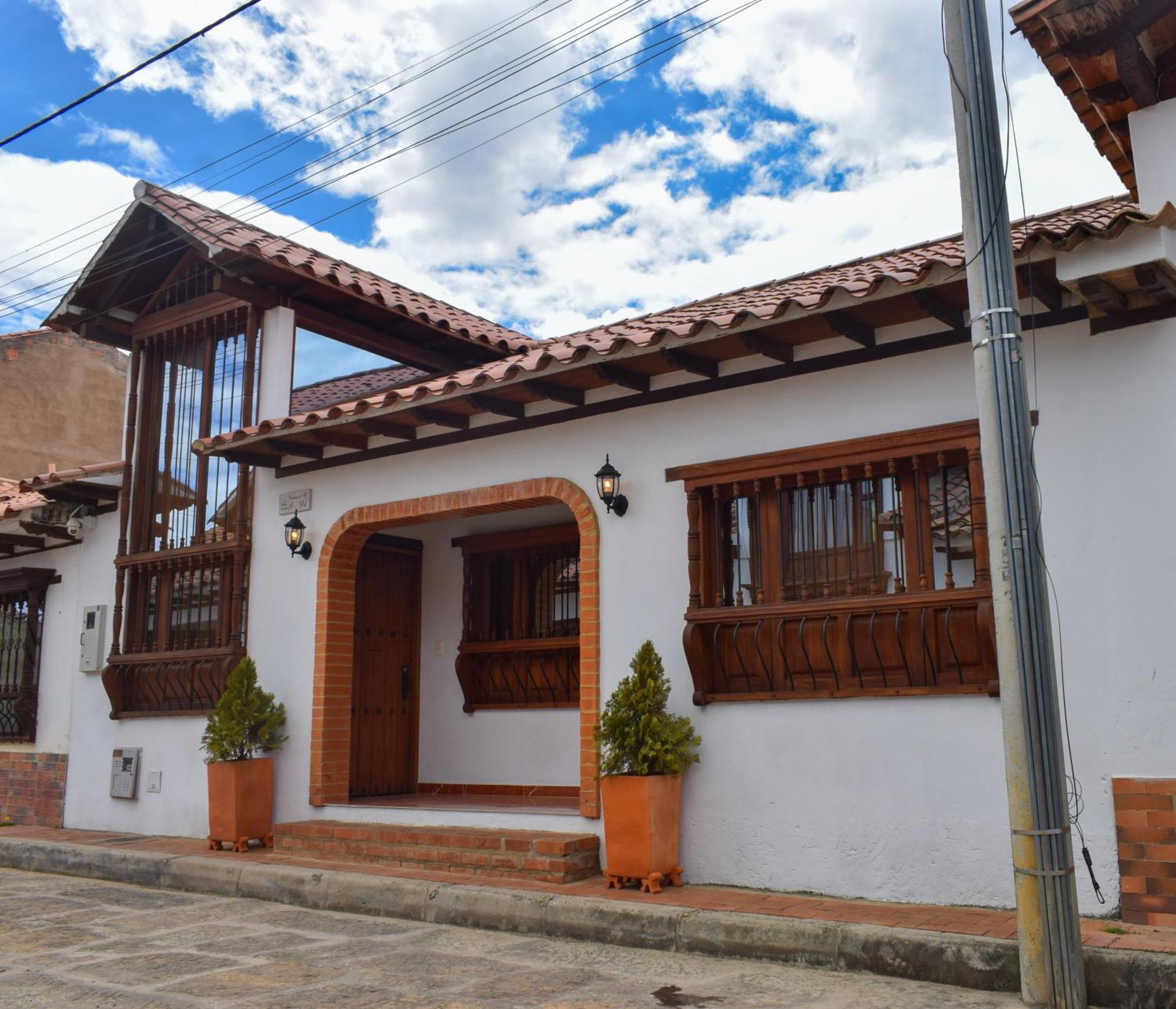 Apartahotel Saquenzipa Villa de Leyva Buitenkant foto
